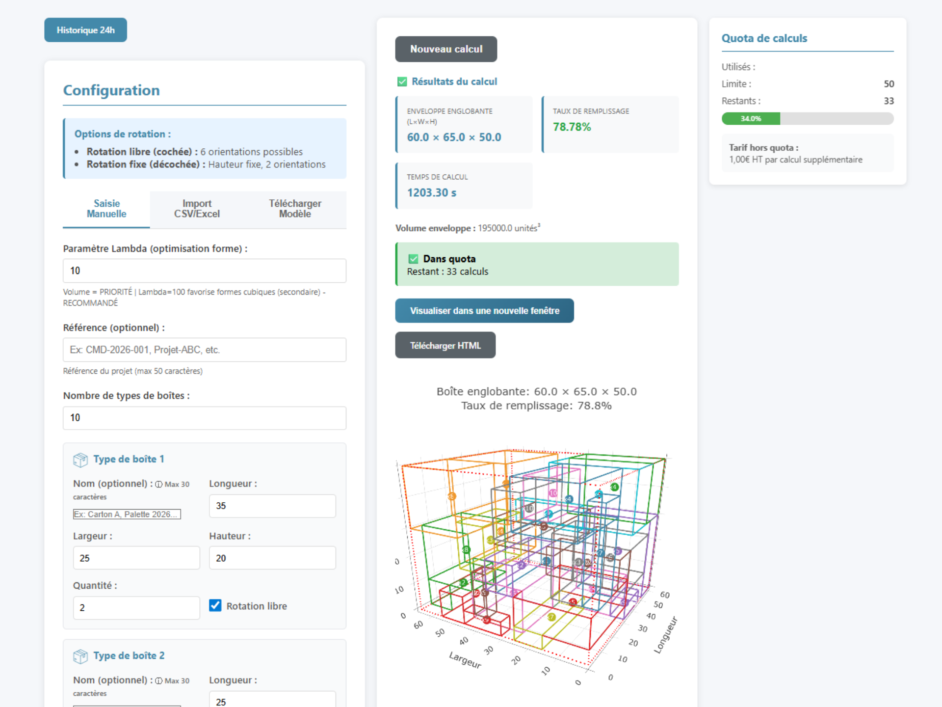Find Bounding Box 3D Interface
